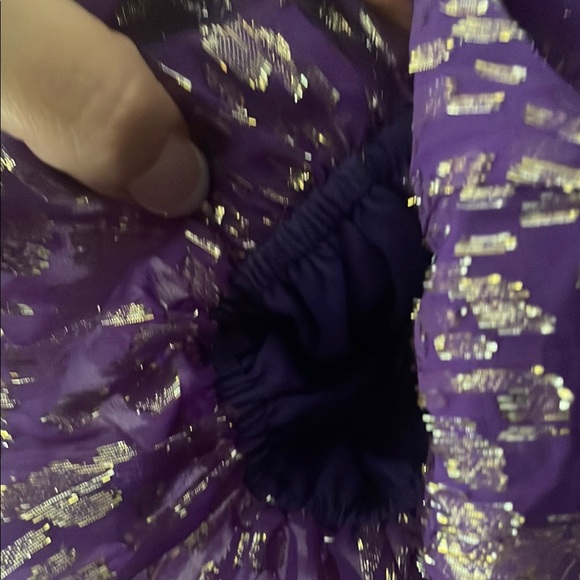 Lilly Pulitzer Purple and Gold Dress - Picture 3 of 5